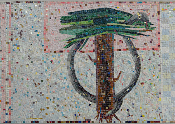 Ebba Bring, Utsmykking i glassmosaikk på Åsgården skole Åsgårdstrand 